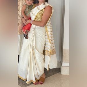 Saree Sari with Blouse - prestitched/ready to wear